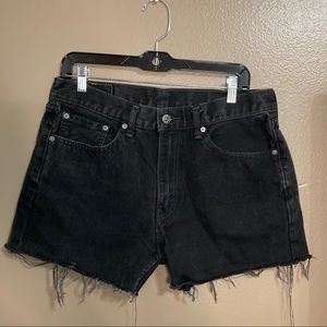 Black Levi shorts